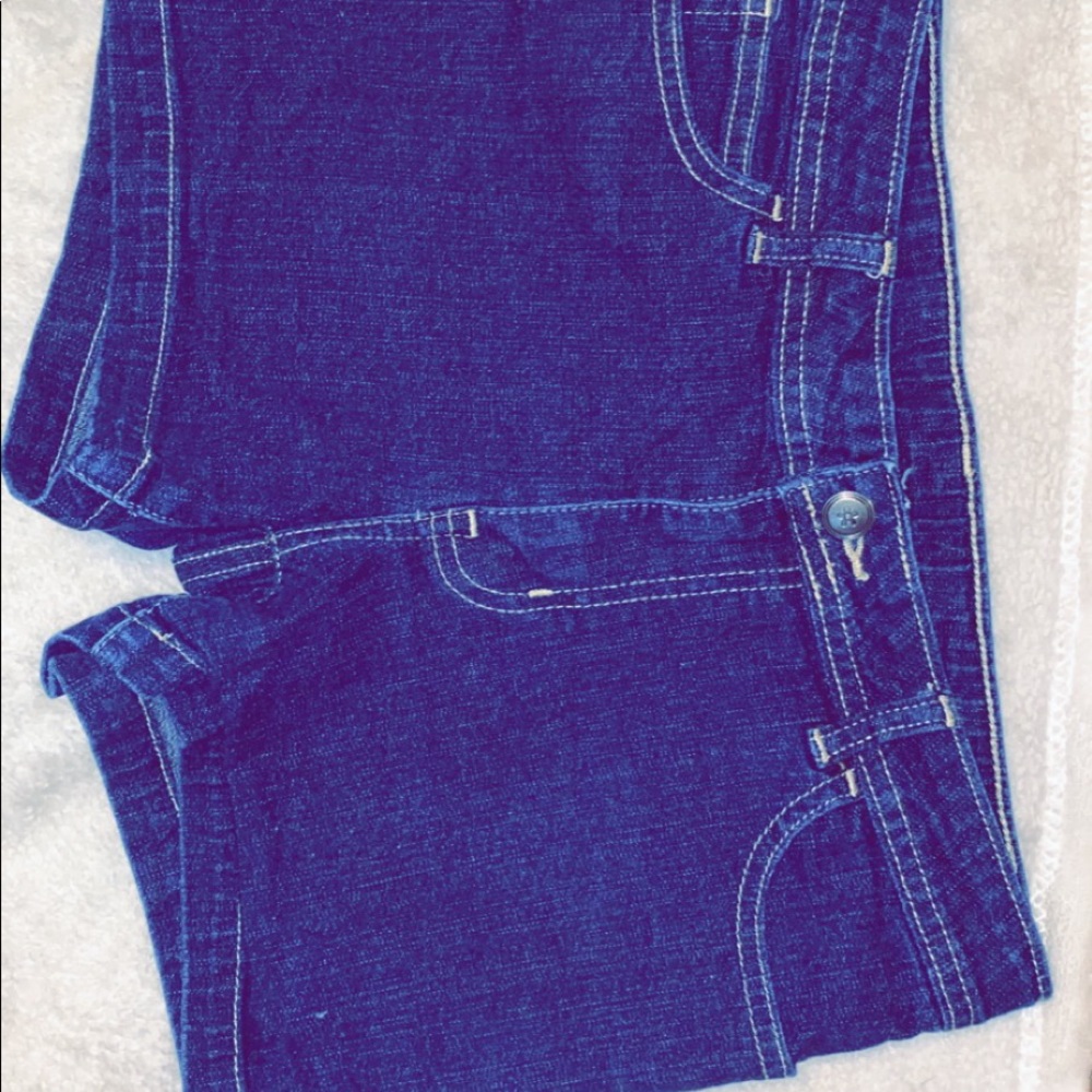 Faded Glory Sinch Waist Jean Shorts
